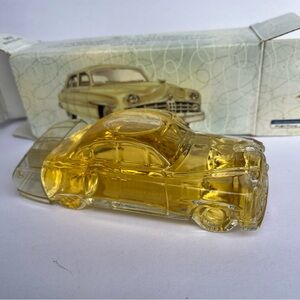 Avon 1949 Lincoln Cosmopolitan Decanter With Mesmerize For Men Aftershave Lotion